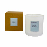 Sea Salt & Spray 12x12cm White Matt 3-wick Candle by Heaven Scent, hand-poured in the UK with vegan, plant-based wax Sea Salt & Spray 12x12cm White Matt 3-wick Candle by Heaven Scent, hand-poured in the UK with vegan, plant-based wax