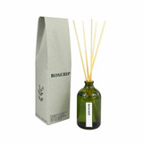 Heaven Scent Rosehip scented reed diffuser set, including the green glass bottle, rattan sticks and a recycled gift box. Heaven Scent Rosehip scented reed diffuser set, including the green glass bottle, rattan sticks and a recycled gift box.