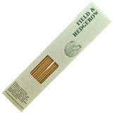 Field and hedgerow artisan incense sticks displayed in their green botanical card pack, showcasing the handmade British finish.