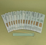 Heaven Scent's 10 Fern scented incense sticks, showing the texture and the recycled card packaging.