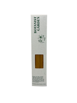 Heaven Scent's 10 Botanist Garden scented incense sticks, showing the texture and the recycled card packaging.