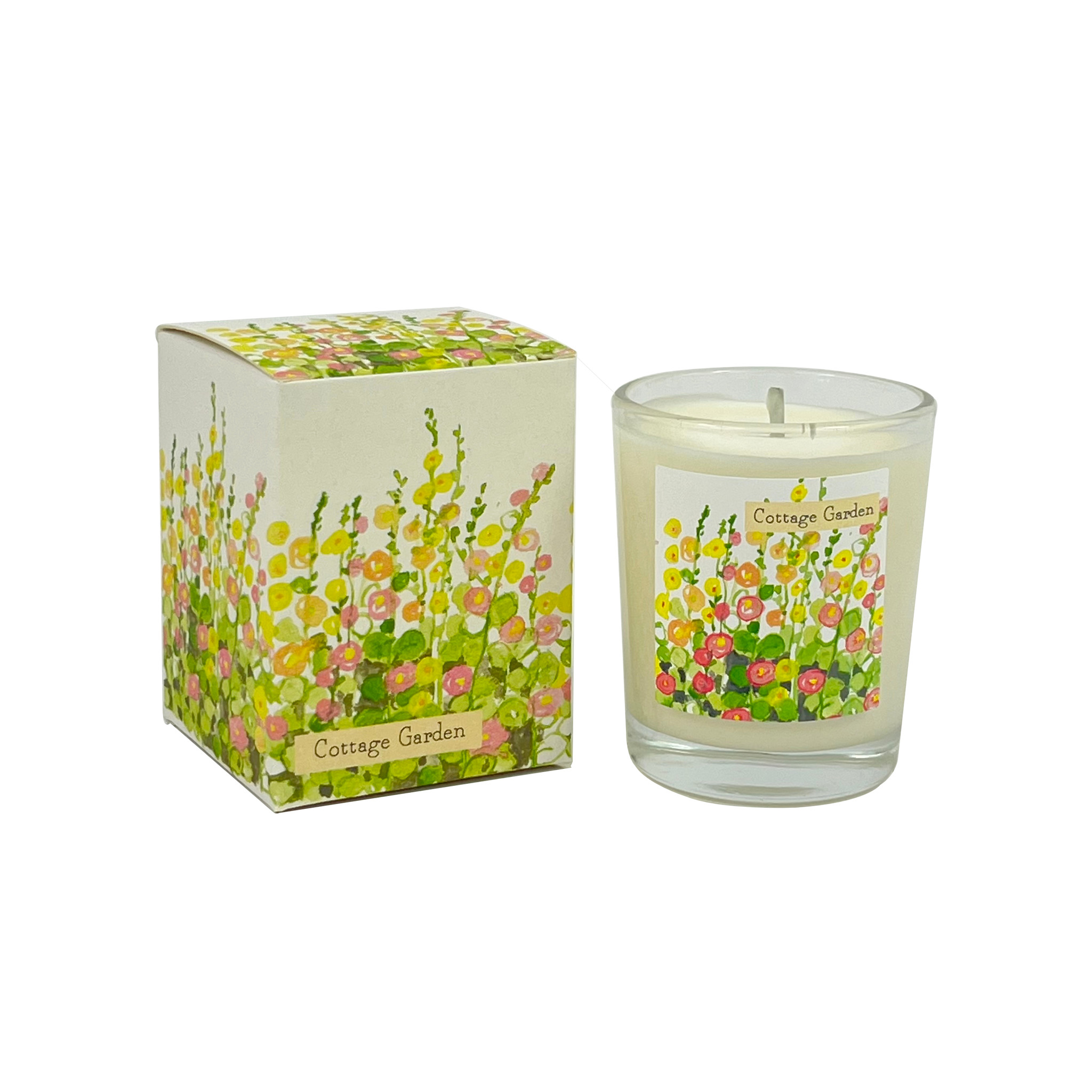 Cottage Garden 9cl Illustrated Candle by Heaven Scent - Main Image