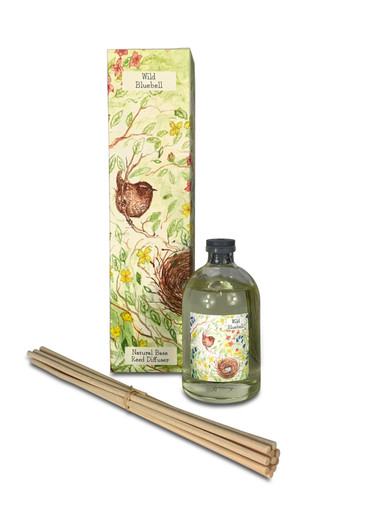Wild Bluebell 100ml Wildlife Illustrated Reed Diffuser by Heaven Scent ...