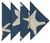 Starfish Blue Cloth Napkins Set of 12