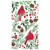 Birds & Berries Christmas Paper Hand Towels Pk 30