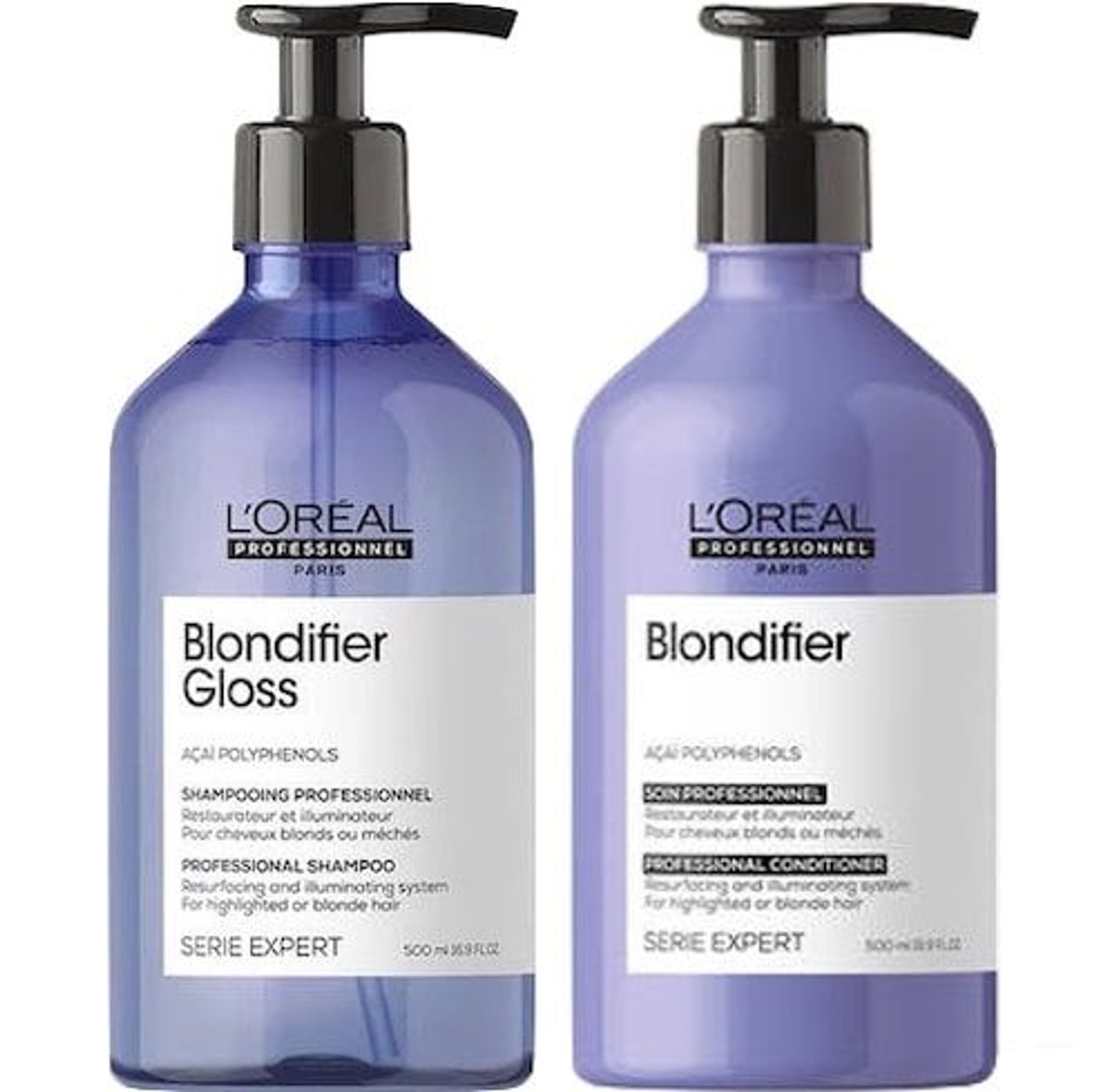 L'Oreal Professional Blondifier Gloss Shampoo and Conditioner 16.9 fl oz Set