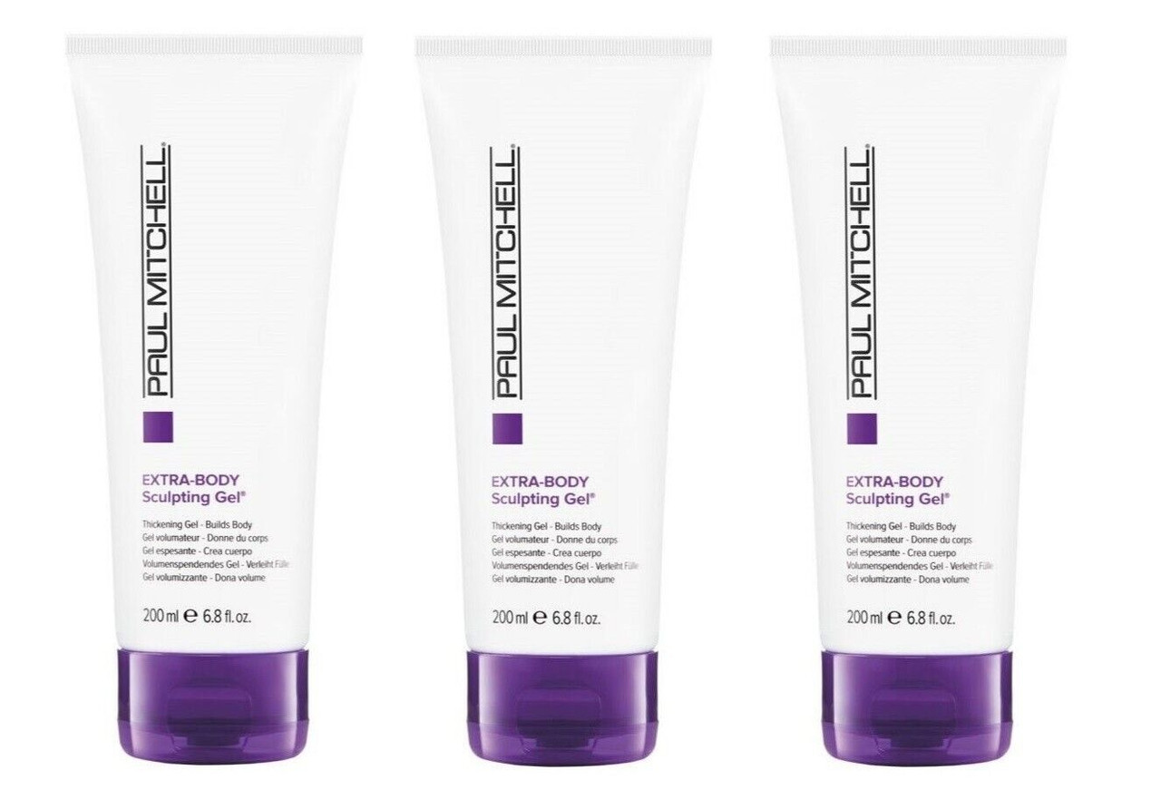 Paul Mitchell Extra Body Sculpting Hair Gel, 6.8oz (Pack of 3) 