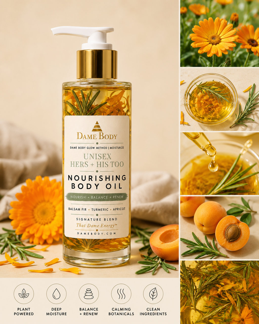 Sensory ritual for Hers + His Too Body Oil | UNISEX
