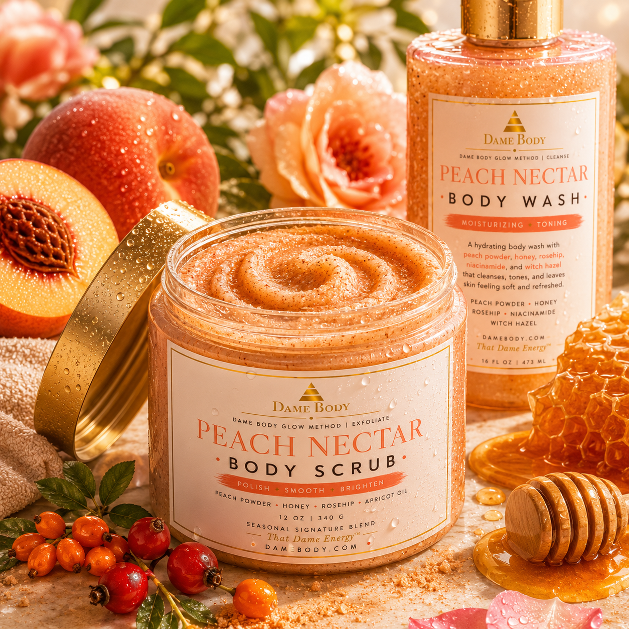 Peach Nectar Body Scrub