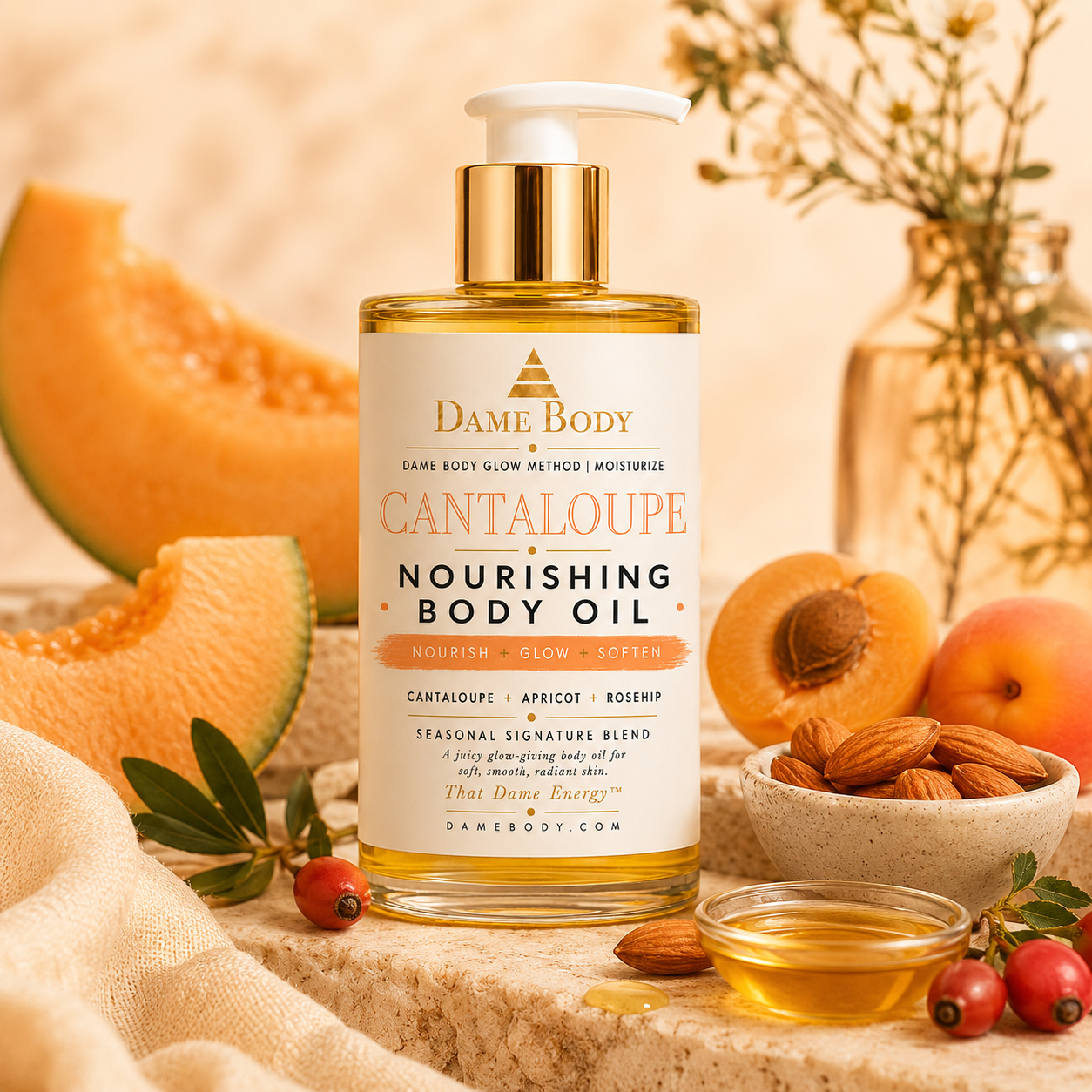 Botanical story for Cantaloupe Nourishing Body Oil