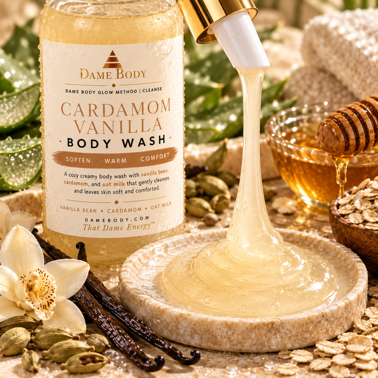 Cardamom Vanilla Body Wash