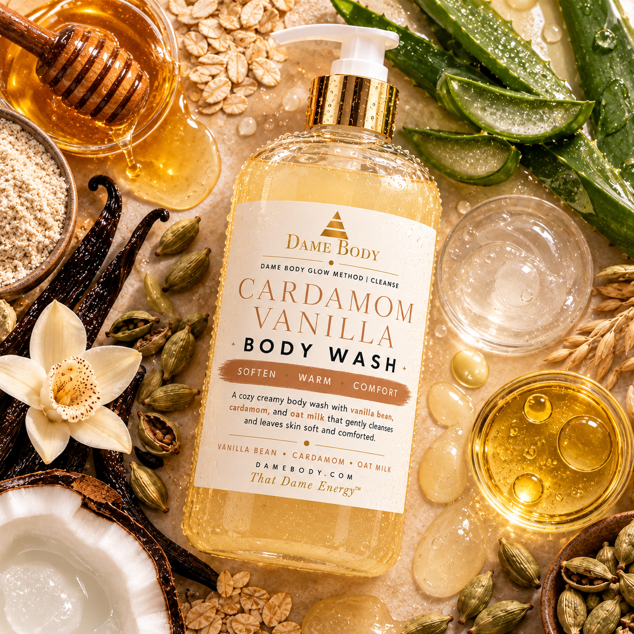 Cardamom Vanilla Body Wash