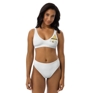 Dame Recycled High-Waisted Bikini White Dame Recycled High-Waisted Bikini White