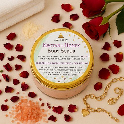 Rose Nectar + Honey Body Scrub
