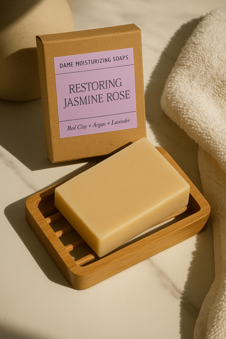 Jasmine Rose Clay Soap Bar 