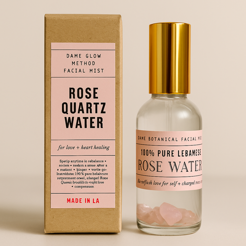 Rose Water Rose Quartz Water