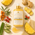 Pineapple Ginger Body Wash ingredient story with pineapple ginger turmeric and sea buckthorn