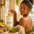 Pineapple Ginger Body Wash lather cleansing deep brown skin during shower ritual