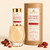 Cranberry Sweet Orange Perfume Mist, 2 oz, with gold cap, matching kraft tube and red jasper crystals.