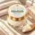 Unscented Body Butter with a folded towel and a scoop of butter, representing the rich moisture choice in the Dame Glowing Skin Method.