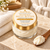 Mommy Belly + Body Butter with a folded towel and a scoop of butter, representing the rich moisture choice in the Dame Glowing Skin Method.
