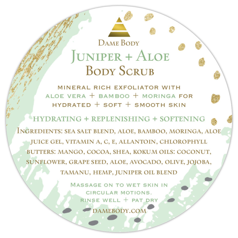 Juniper Aloe Body Scrub | HYDRATING 