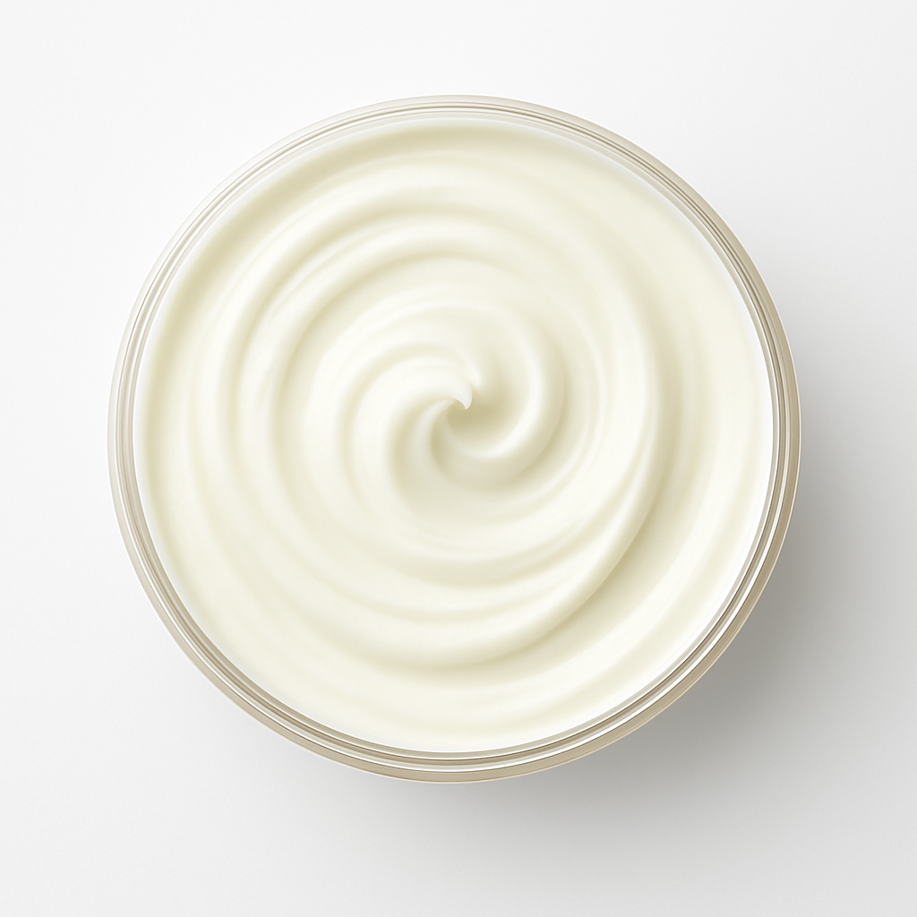 Open Unscented Body Butter showing its rich creamy texture.