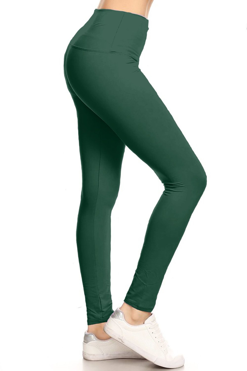 Forest Green Yoga Pants