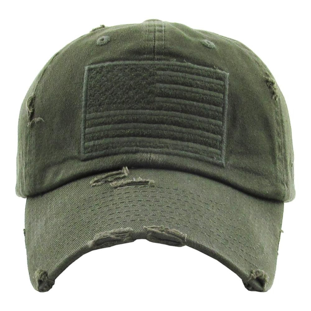 army green baseball cap