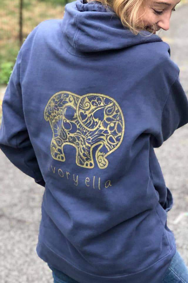 Ivory Ella Astro Paisley Hoodie