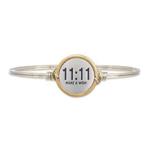 If timing is everything, so is this fortuitous mixed-metal bangle. It’s etched with the digits of 11:11, otherwise known as the most magical moment of the day. Close your eyes, make a wish, and make it part of your daily ritual.