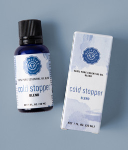 Woolzies Cold Stopper Oil Blend helps to fight off colds and their symptoms like congestion, coughing, and headaches. It has a soothing floral aroma and contains oils of lavender, chamomile, orange, copaiba, sandalwood, white lotus, vetiver, blue tansy, patchouli, ylang ylang, and bergamot. Cold Stopper Blend can be inhaled, diffused, and applied topically.