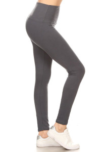 Buttery Soft charcoal grey, yoga/high waist, full length legging. Seriously the most comfy leggings ever.

One size fits most (size 0-14 comfortably without see-through)
