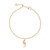 Our shiny gold Moon Wish bracelet has a beautiful falling moon charm and is adjustable to fit. Sitting on a magical opening wishing card, its perfect for writing your own special message inside.