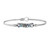 Featuring a winged figure with hands folded in prayer, this beautiful angel bracelet gives our medley jewelry collection a touch of sparkling serenity. Contrasting blue crystals make a heavenly addition to the hand-etched silver centerpiece, studded with a celestial dusting of stars.

Handmade using artisan metals
Easy hook and catch closure
val shape ensures proper fit
Silver tone finish
Crystals in an ombre pattern featuring Crystal, Aurora Borealis, Aquamarine + Montana Blue
Includes an essence card
Made in the USA