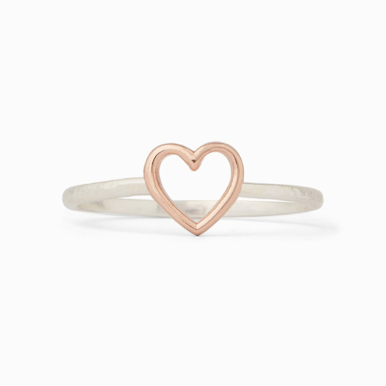 You + Pura Vida's Open Heart Ring = cutest couple *ever*. This dainty and delicate style features a cutout heart design, with a simple band that makes it perfect for stacking.