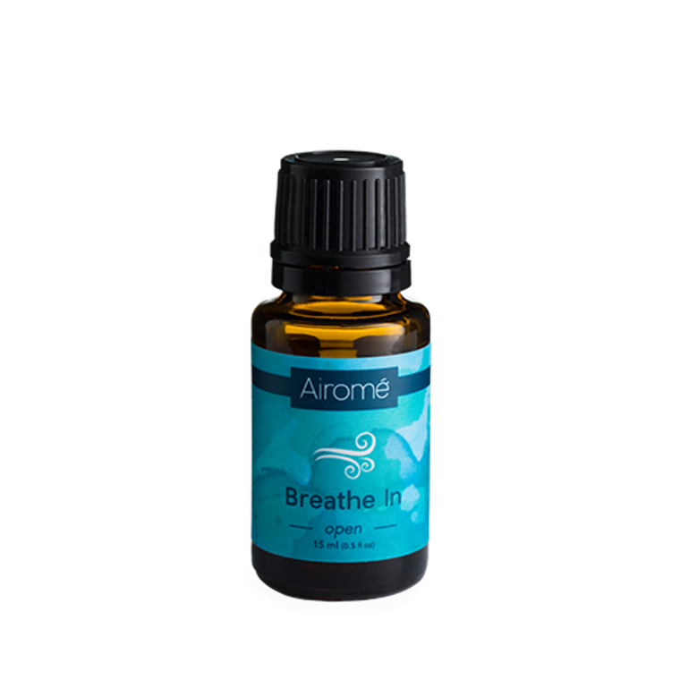 A fresh and minty blend. Diffuse it seasonally to invigorate and for feelings of easy breathing.

Top Aromatherapy Benefits: open •  breathe • invigorate

Aroma: Minty & Airy

Ingredients: Illicium verum (anise) fruit seed oil, eucalyptus globulus leaf oil, citrus aurantium dulcis (orange) peel oil, mentha piperita (peppermint) oil, mentha viridis (spearmint) leaf oil, melaleuca alternifolia (tea tree) leaf oil

Airomé Essential Oils:

Are certified 100% pure, therapeutic grade.
Can be used in a diffuser or diluted with a carrier oil and used topically.
Are all-natural and free of harsh chemicals.
Create a spa-like aromatherapy experience.