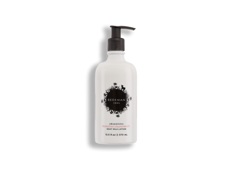 Though we’ve become nose-blind to some farm smells, we hope to always be able to smell the refreshing scent of this lotion. Hydrating touches of guava and red grapefruit leave a sparkling sweet scent, while reparative shea butter ensures lasting moisture. Lotion comes in a 12 ½ oz bottle.