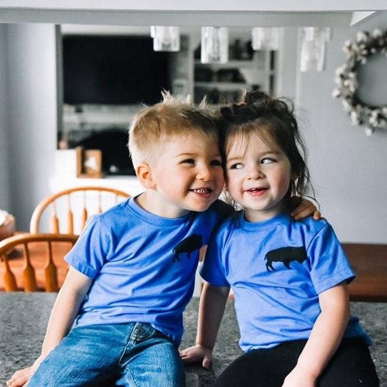 Your favorite Buffalo Tee fot for the littles in your life. These kiddo-sized tees are unisex and oh-so-soft.