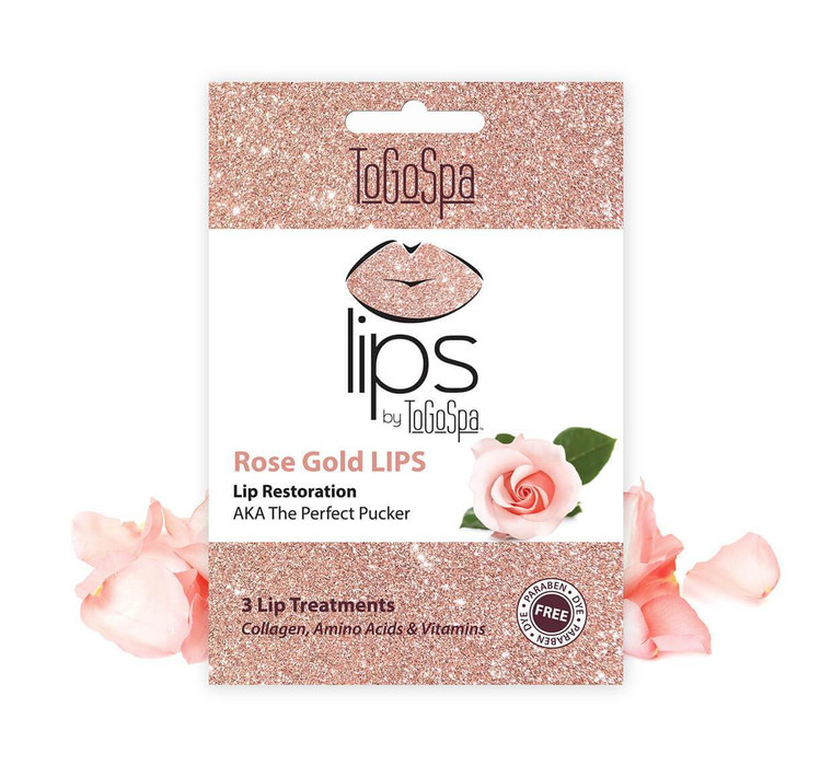 Lip Restoration


Micro-Infused Collagen Gel Mask with Marine Plant Collagen, Hyaluronic Acid, Aloe Vera, Vitamins C & E, Antioxidants, Resveratrol, Rose Extract and Gold to help smooth out fine lines and wrinkles.

Rose Gold LIPS is a supercharged anti-aging Lip Restoration Mask that not only  moisturizes and soothes dry, chapped lips, it also smooths out lines and wrinkles around the mouth.

With just one 15-20 minute application, you will see improved elasticity, texture and overall appearance of the lips.