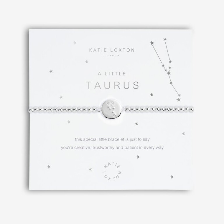 "This special little bracelet is just to say, you're creative, trustworthy and patient in every way."


Let the stars lead the way with our stunning Star Sign A Little collection! This Star Sign A Little 'Taurus' Bracelet is decorated with the Taurus Star Sign, dotted in glittering Cubic Zirconia crystals onto the pendant. Representing the trustworthy nature of Taurus girls, this lovely bracelet makes the perfect gift or little treat.