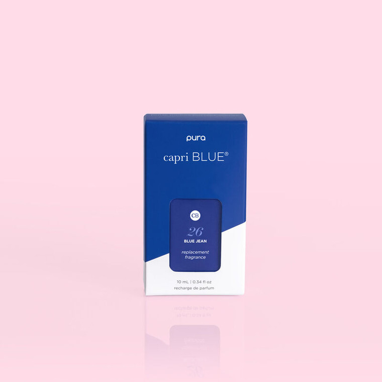 Our classic comfort fragrance, Blue Jean, is now available for use in your Pura diffuser! Pura lets you control your device from anywhere, and you can set custom schedules and choose your fragrance level to keep your house smelling fresh. So, let our famous Blue Jean scent welcome you and your guests - it's the perfect complement to any space!




Pet & Eco Friendly! Formulated without parabens, phthalates, dichlorobenzene, mineral oil, DEA, petroleum, formaldehyde or propylene.