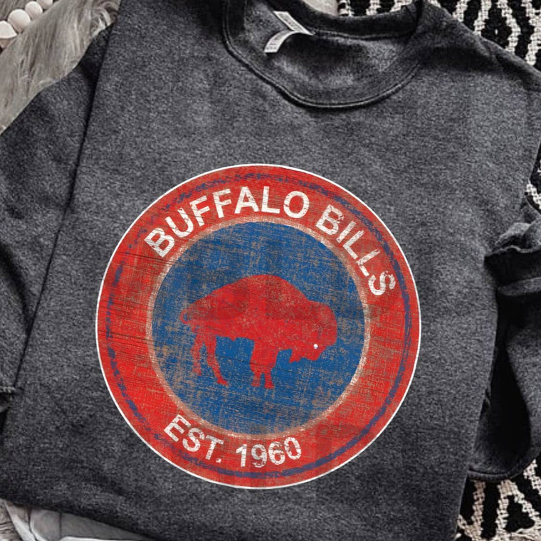 Show your Buffalo Bills love in a bold way with the awesome badge Tee.