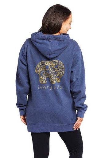 Ivory Ella Astro Paisley Hoodie