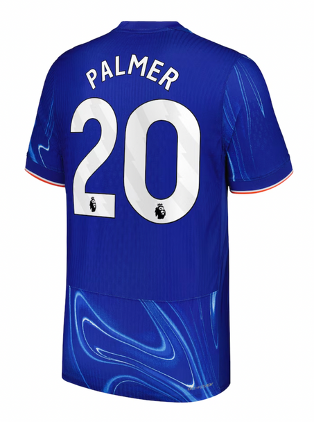 PALMER #20 Chelsea 24/25 Authentic Men's Home Shirt - PL Font