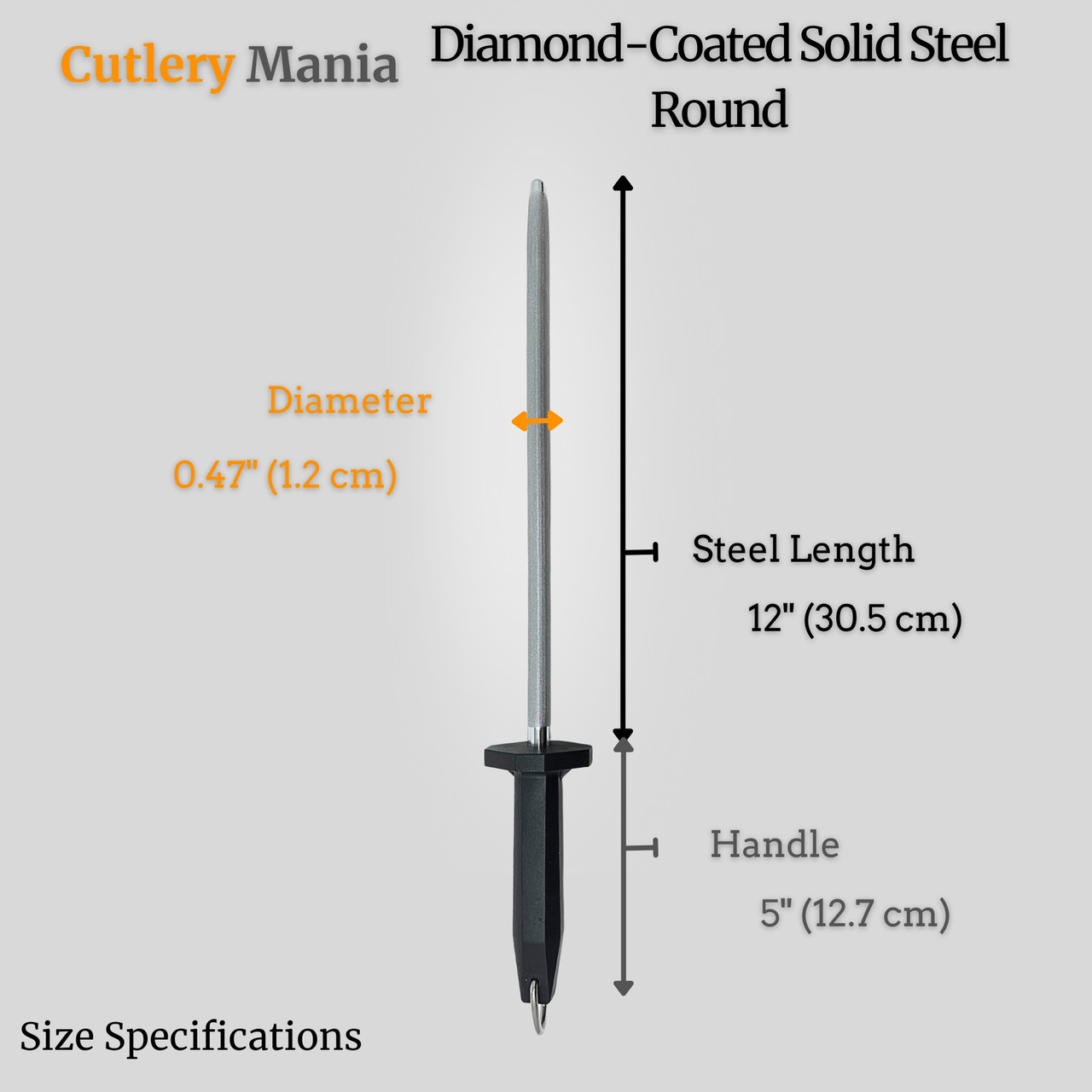 Cutlery Mania Sharpening Rod - Thumbnail 3
