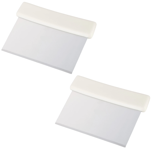 Bench Scraper, Plastic Handle (2-Pack)