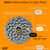 #32 Meat Grinder Plate, Hubbed, Stainless Steel, 3/8" (0.95 cm), 10 mm Thick