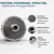 #32 Meat Grinder Plate, Hubbed, D2 Steel, 15 mm Thickness