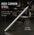 Professional Butcher’s Honing Steel – Round Knife Sharpening Rod for Chefs, Meat Cutters, and Home Kitchens – Carbon Steel Alignment Tool with Non-Slip Handle